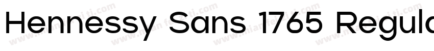Hennessy Sans 1765 Regular字体转换
